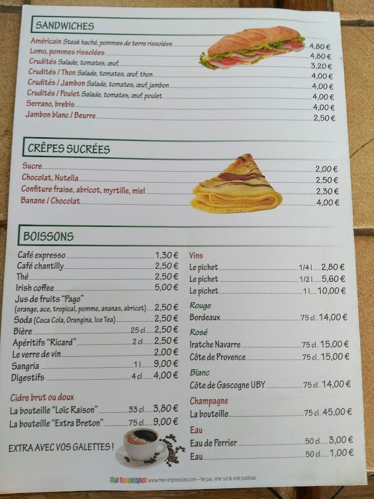 Xanoa - Menu Image 1